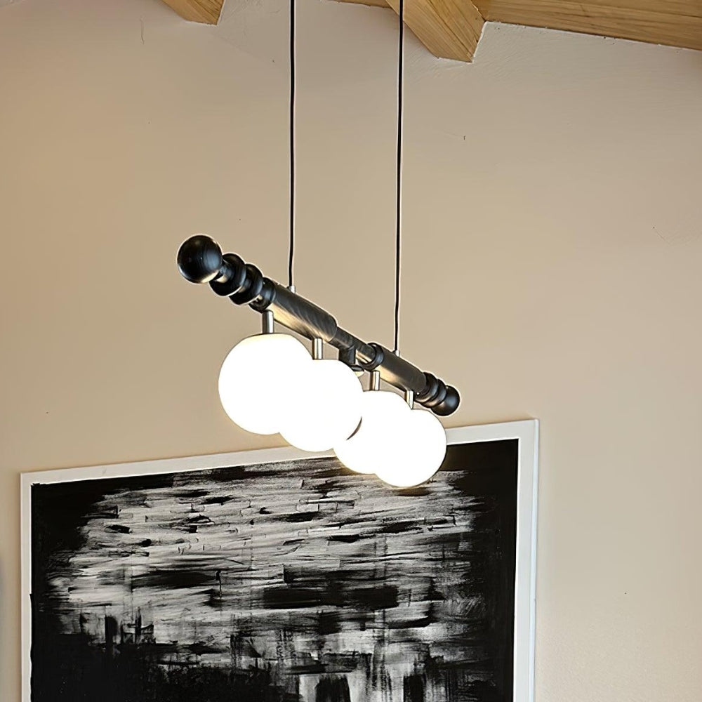 SCU Black Glass Pendant Light Kitchen