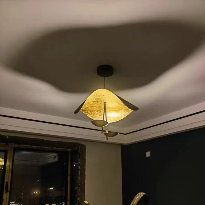 LEAV Black and Gold Pendant Light