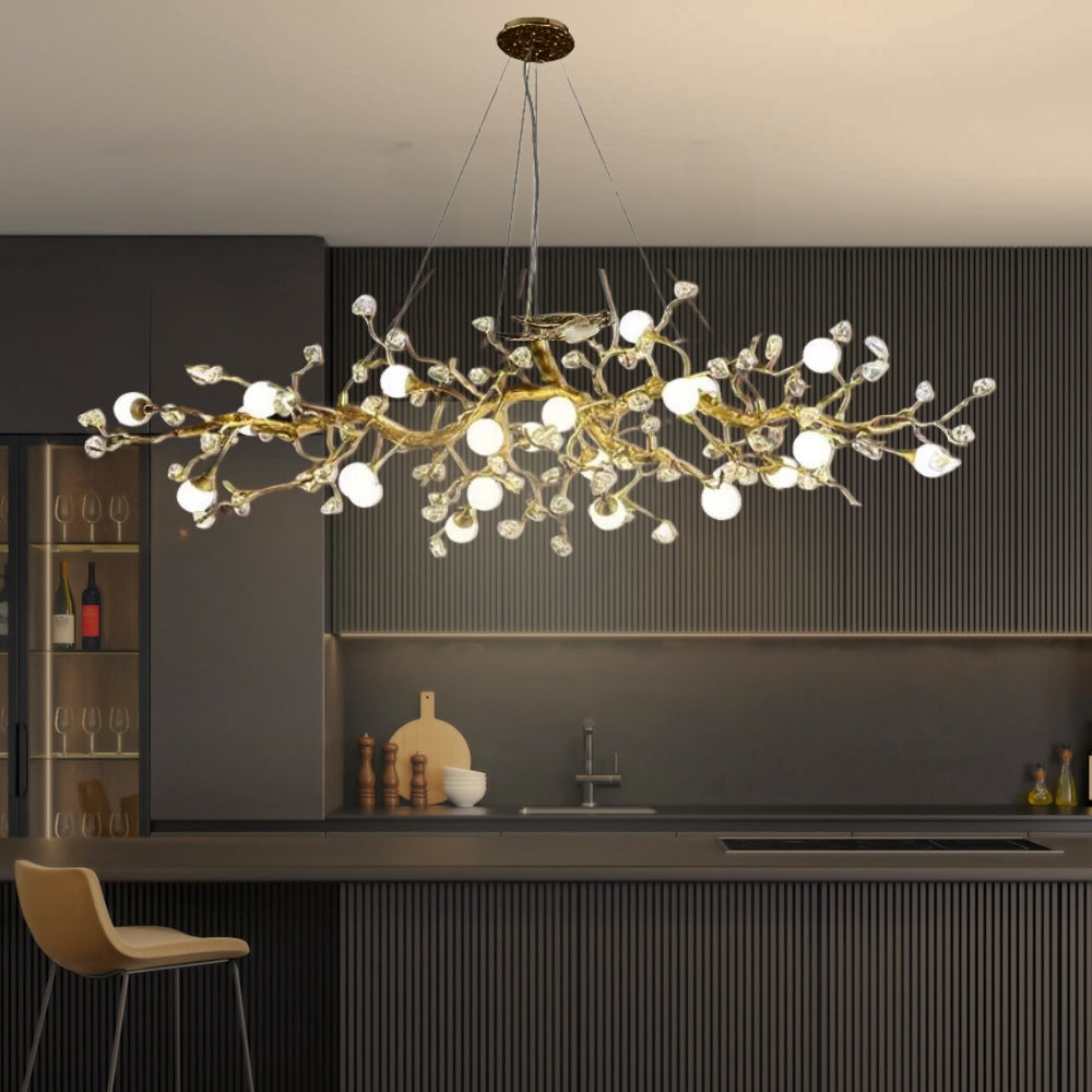 GLOBE Tree Branch Chandelier Light