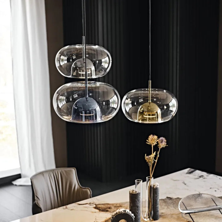 URI Modern Glass Pendant Light