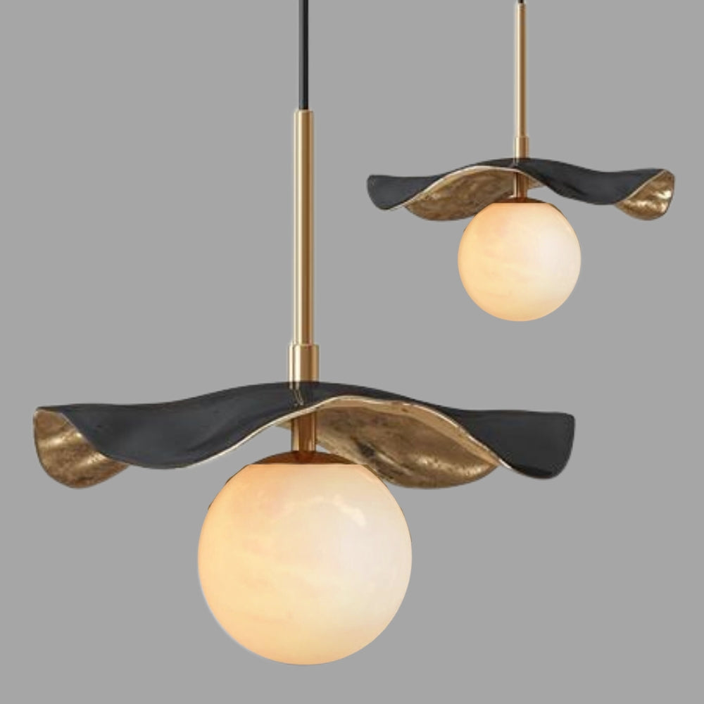 IO Black and Gold Modern Pendant Light