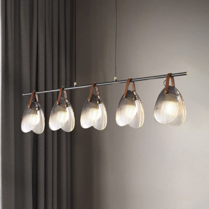 shell-glass-linear-chandelier-modern
