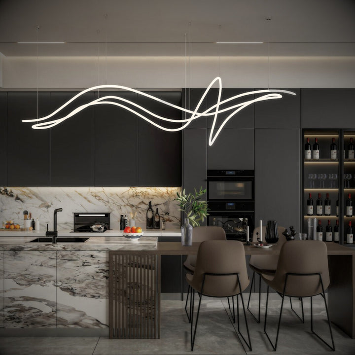 BARINA Long Unique Pendant Light