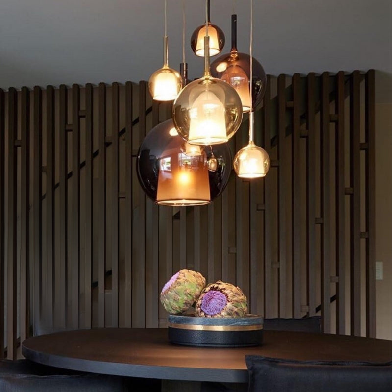 HAZI Globe Glass Pendant Light Nordic