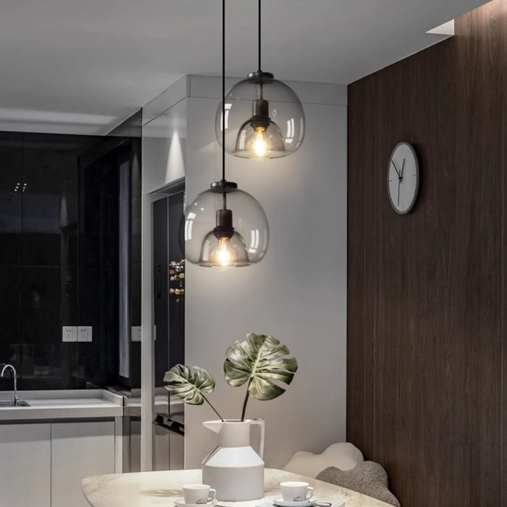 MIRO Glass Pendant Light Dining Room