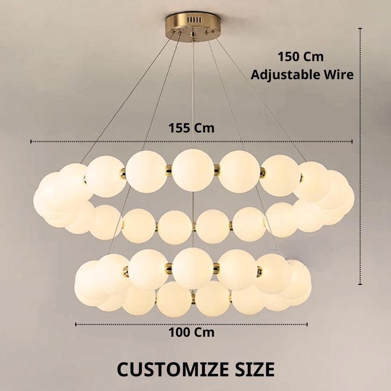 WISE Pendant Light Customize Size (155/100 Cm)