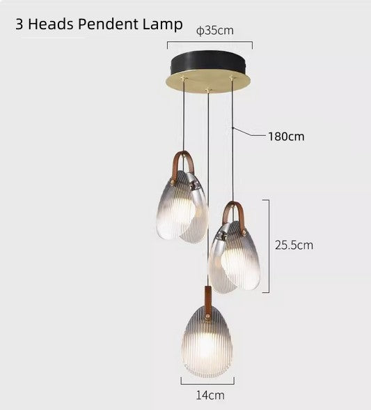 shell-glass-linear-chandelier-modern