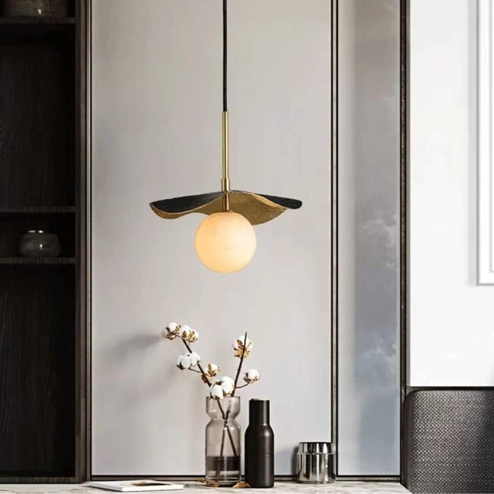 IO Black and Gold Modern Pendant Light