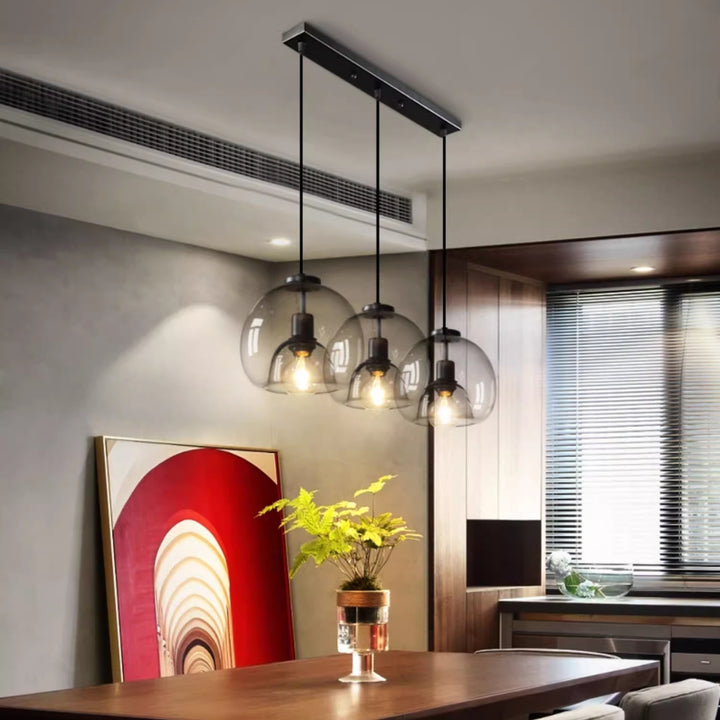 MIRO Glass Pendant Light Dining Room