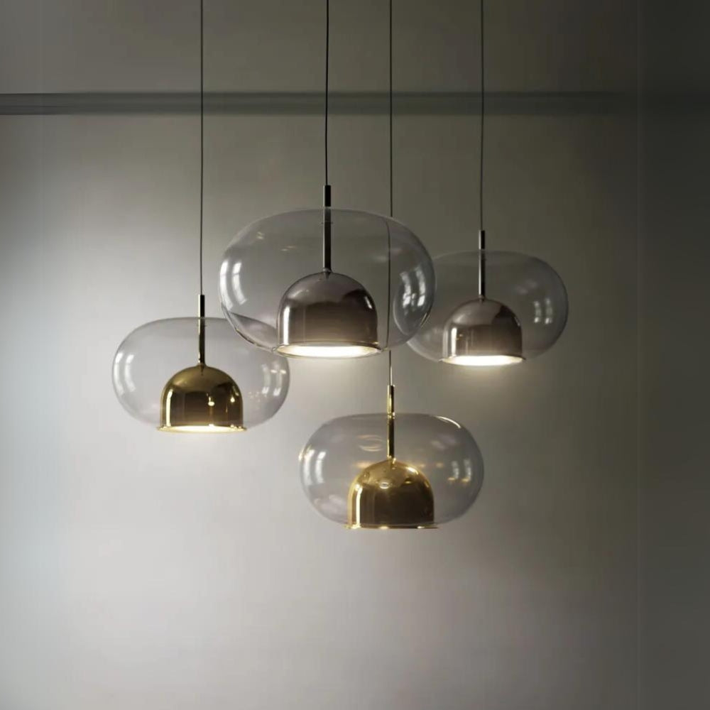 URI Modern Glass Pendant Light