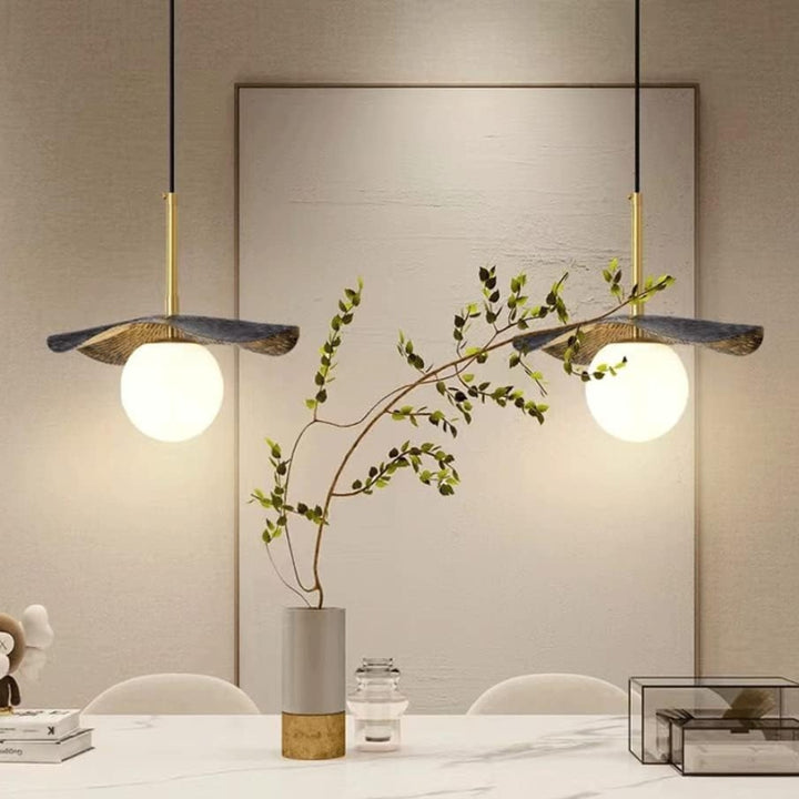 IO Black and Gold Modern Pendant Light