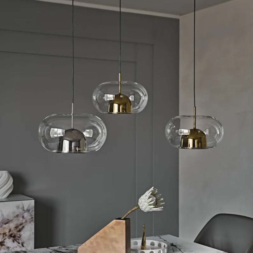 URI Modern Glass Pendant Light