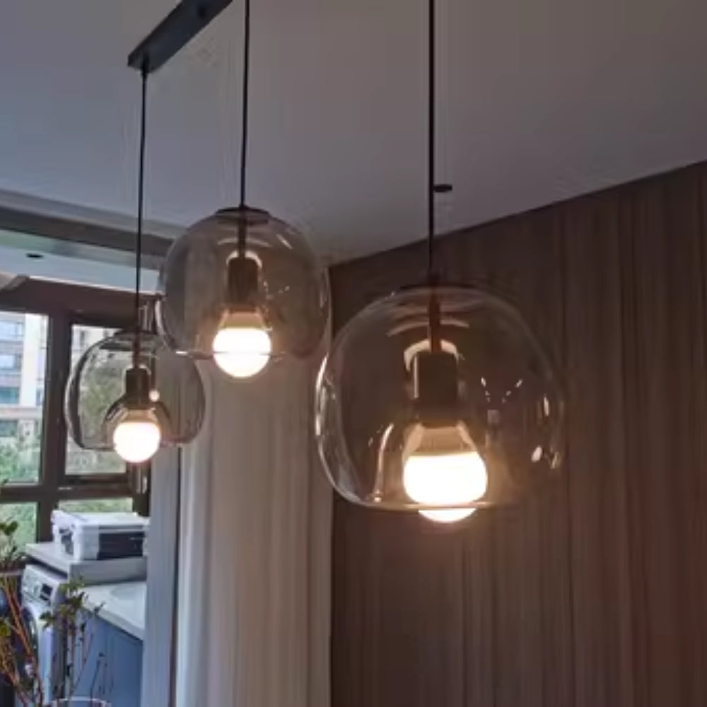 MIRO Glass Pendant Light Dining Room