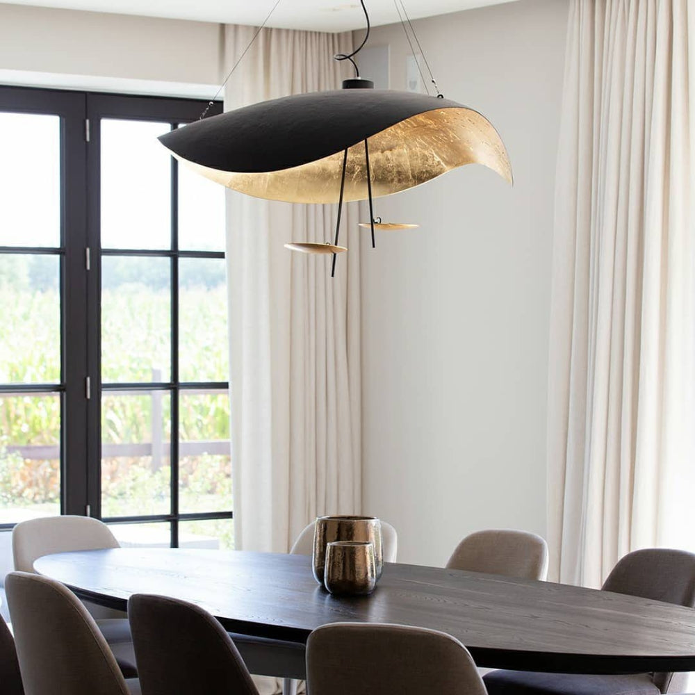 LEAV Black and Gold Pendant Light