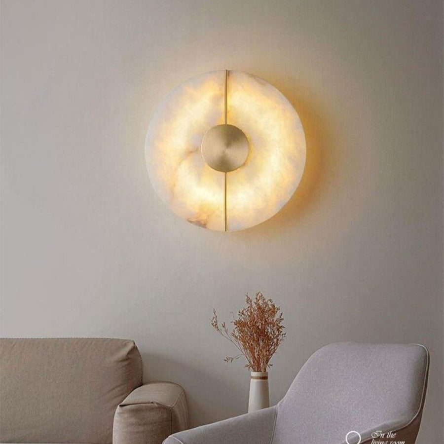 Best new ABBY Creative Marble Wall Light For Living Room W5429