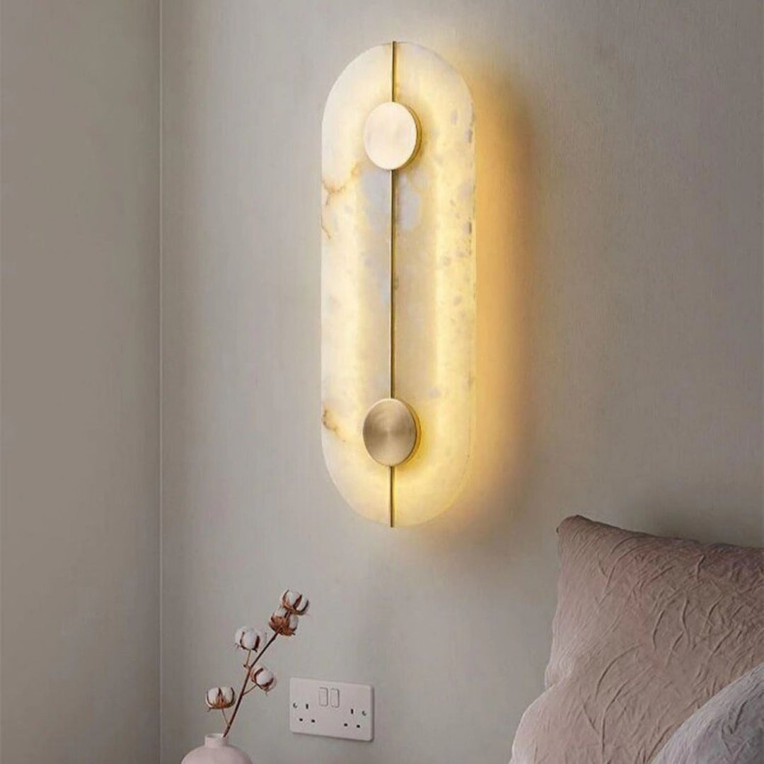 Best new ABBY Creative Marble Wall Light For Living Room W5429