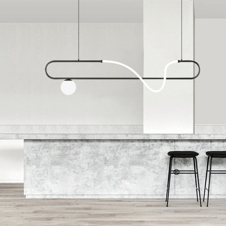 AILANI Modern Minimalist LED Linear Chandelier