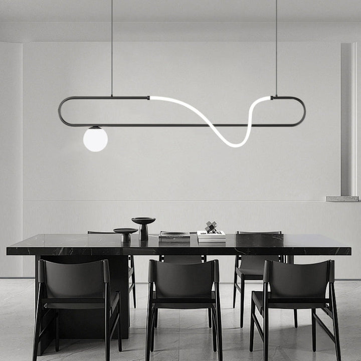 AILANI Modern Minimalist LED Linear Chandelier