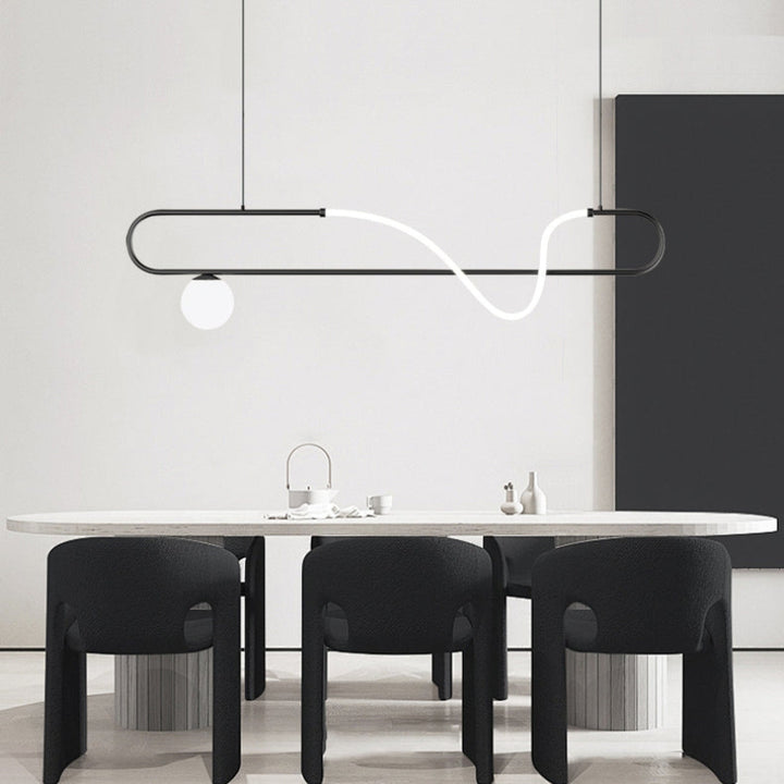 AILANI Modern Minimalist LED Linear Chandelier
