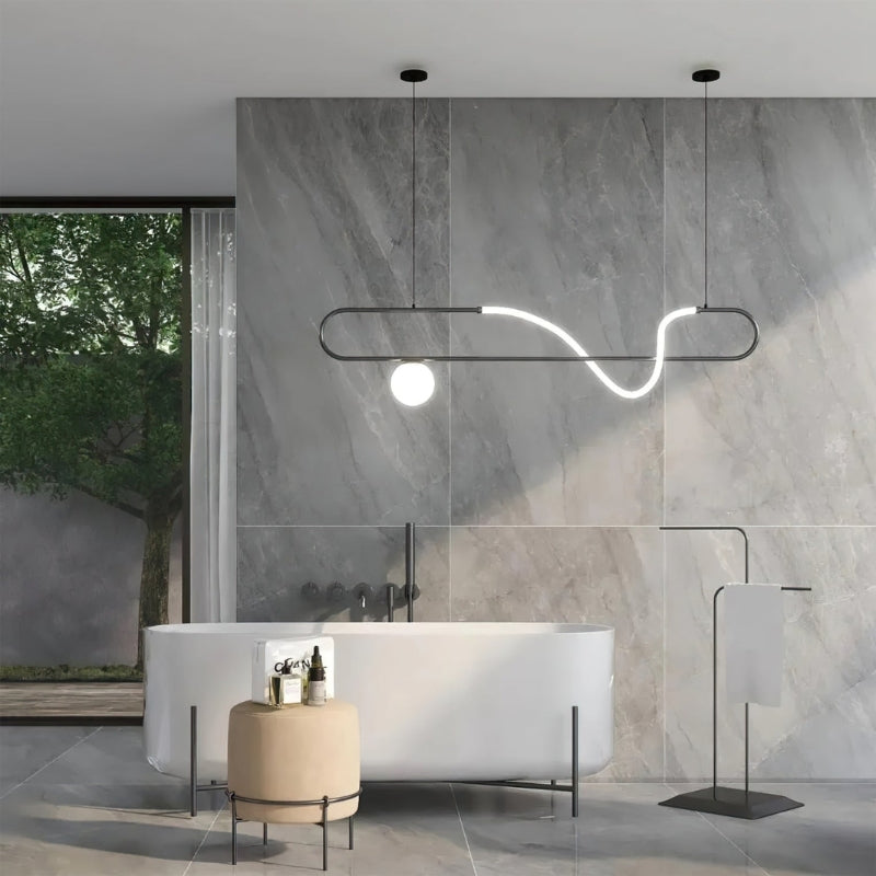 AILANI Modern Minimalist LED Linear Chandelier