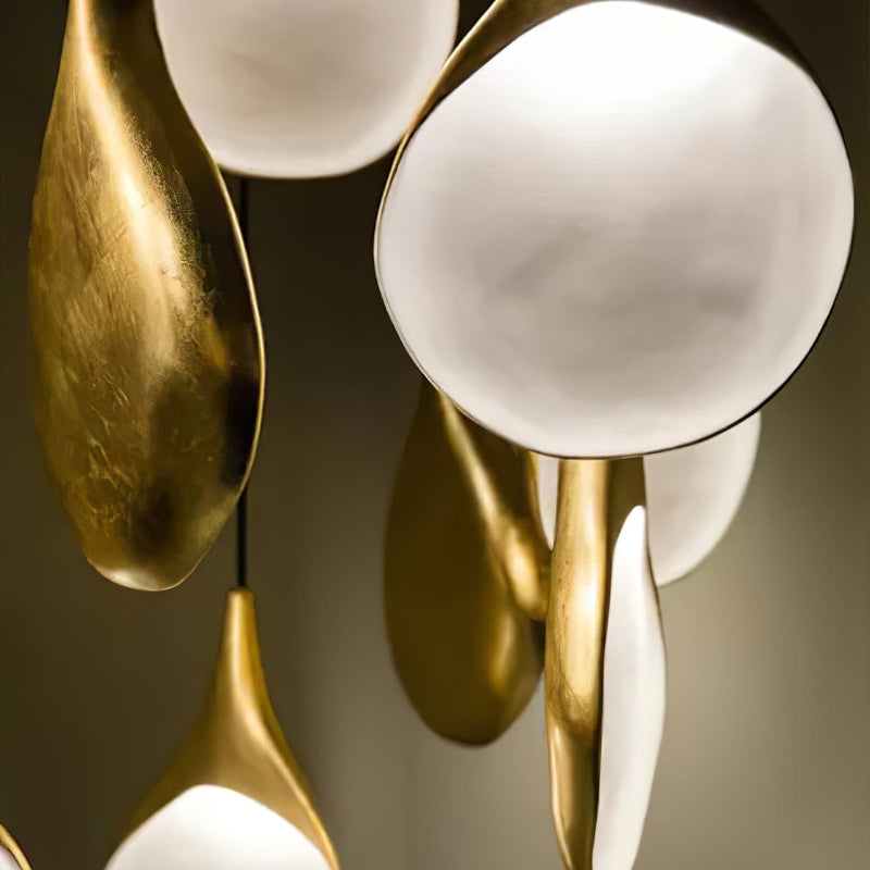 AITANA Sculptural Gold LED Modern Interiors Pendant Light