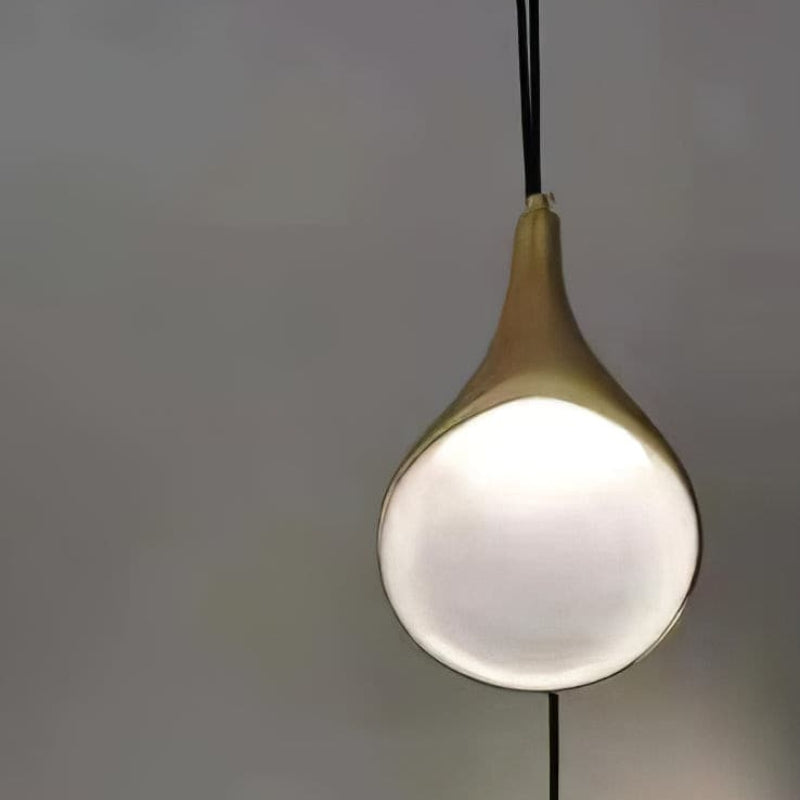 AITANA Sculptural Gold LED Modern Interiors Pendant Light