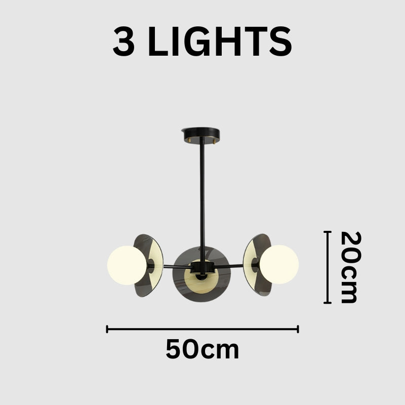 ALE Minimalist Black Chandelier