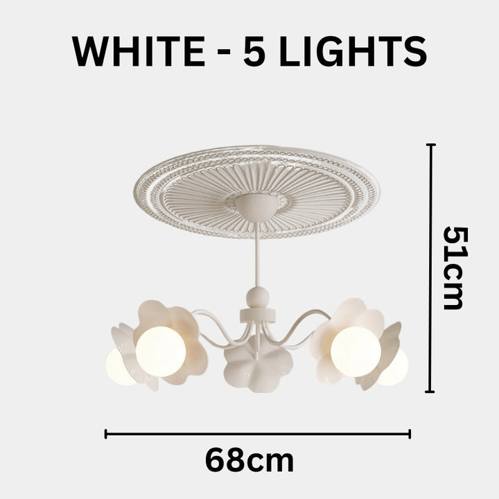 ALIA Metal Flower Shape Chandelier