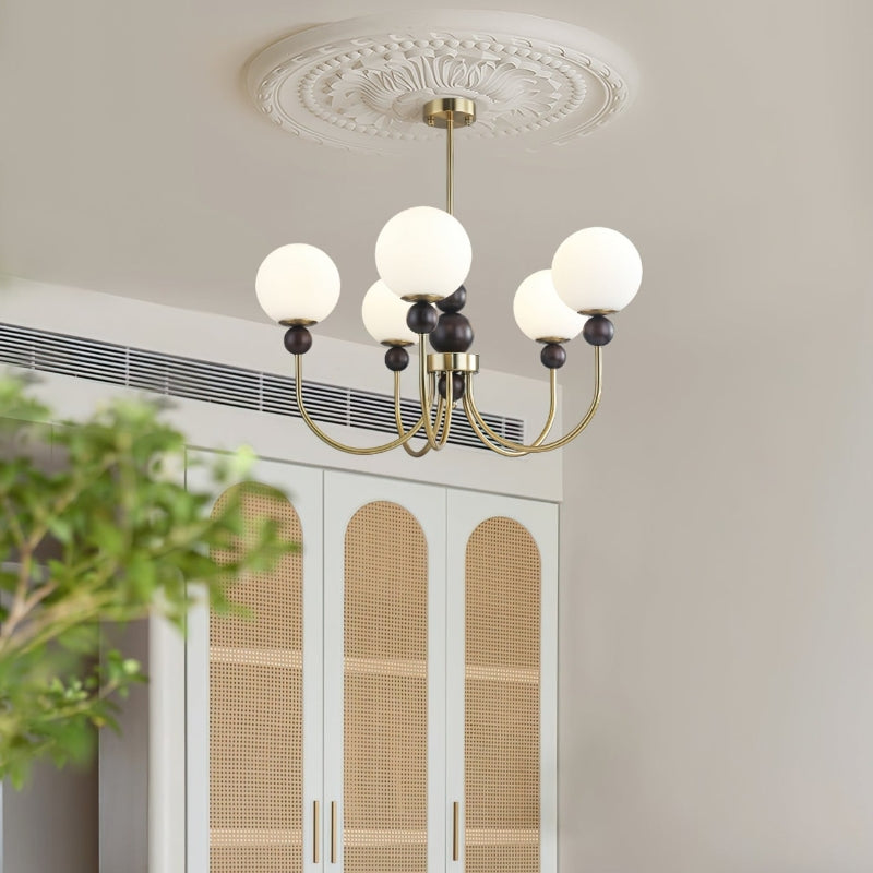 ALIKA Glass Living Room Chandelier