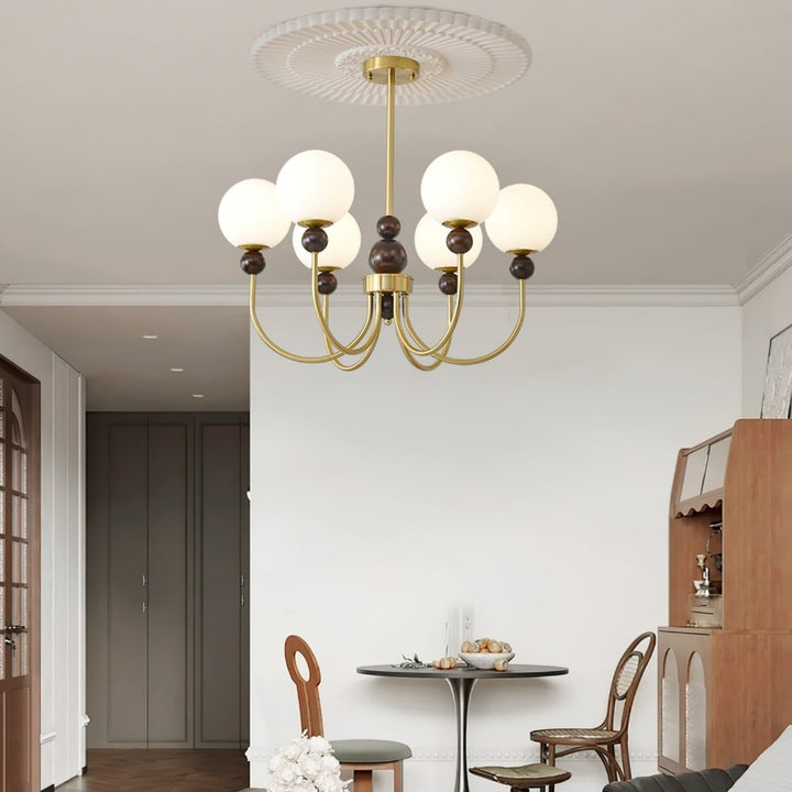 ALIKA Glass Living Room Chandelier