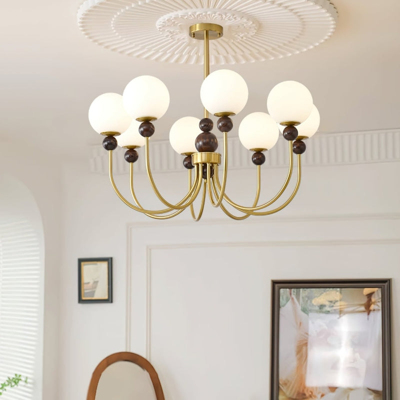 ALIKA Glass Living Room Chandelier