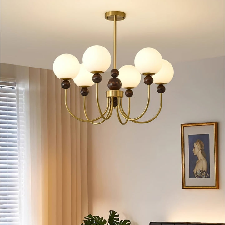 ALIKA Glass Living Room Chandelier