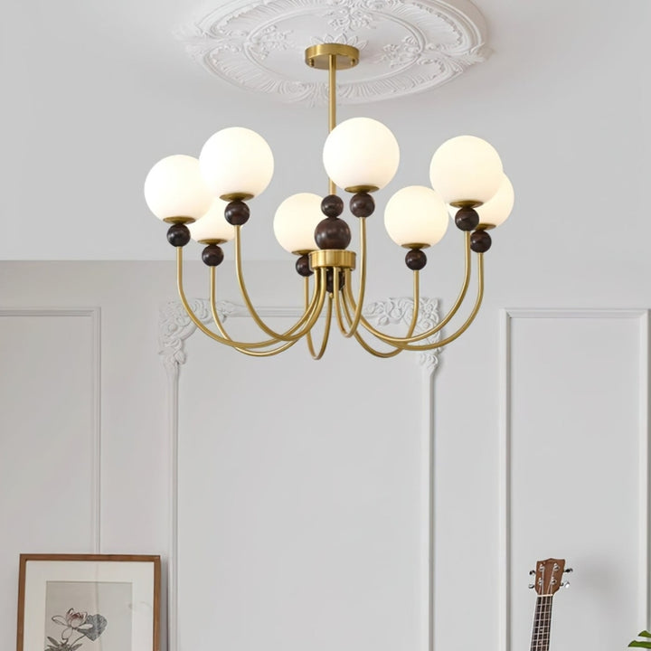 ALIKA Glass Living Room Chandelier