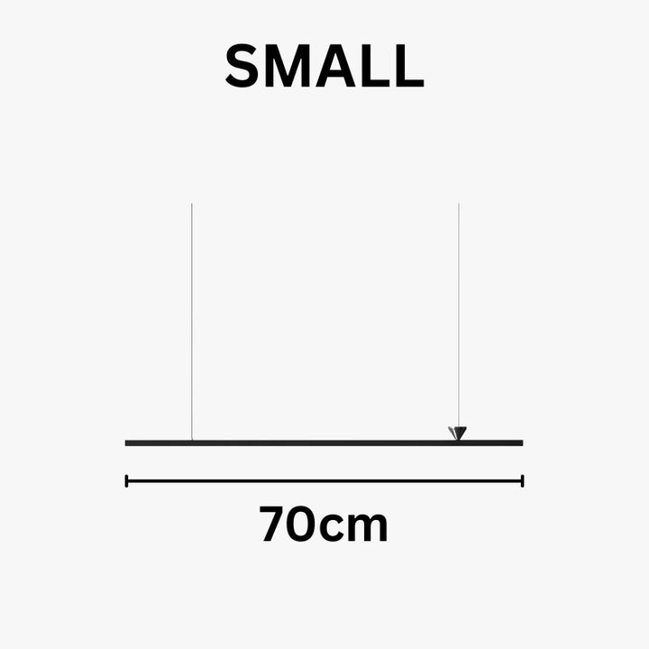 ALMA Modern Black Linear LED Contemporary Minimalist Chandelier