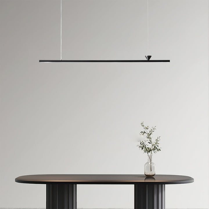 ALMA Modern Black Linear LED Contemporary Minimalist Chandelier