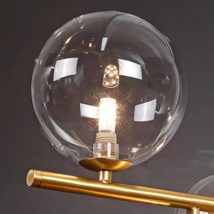 AMIRI Modern Glass Gold Elegant Lighting Chandelier