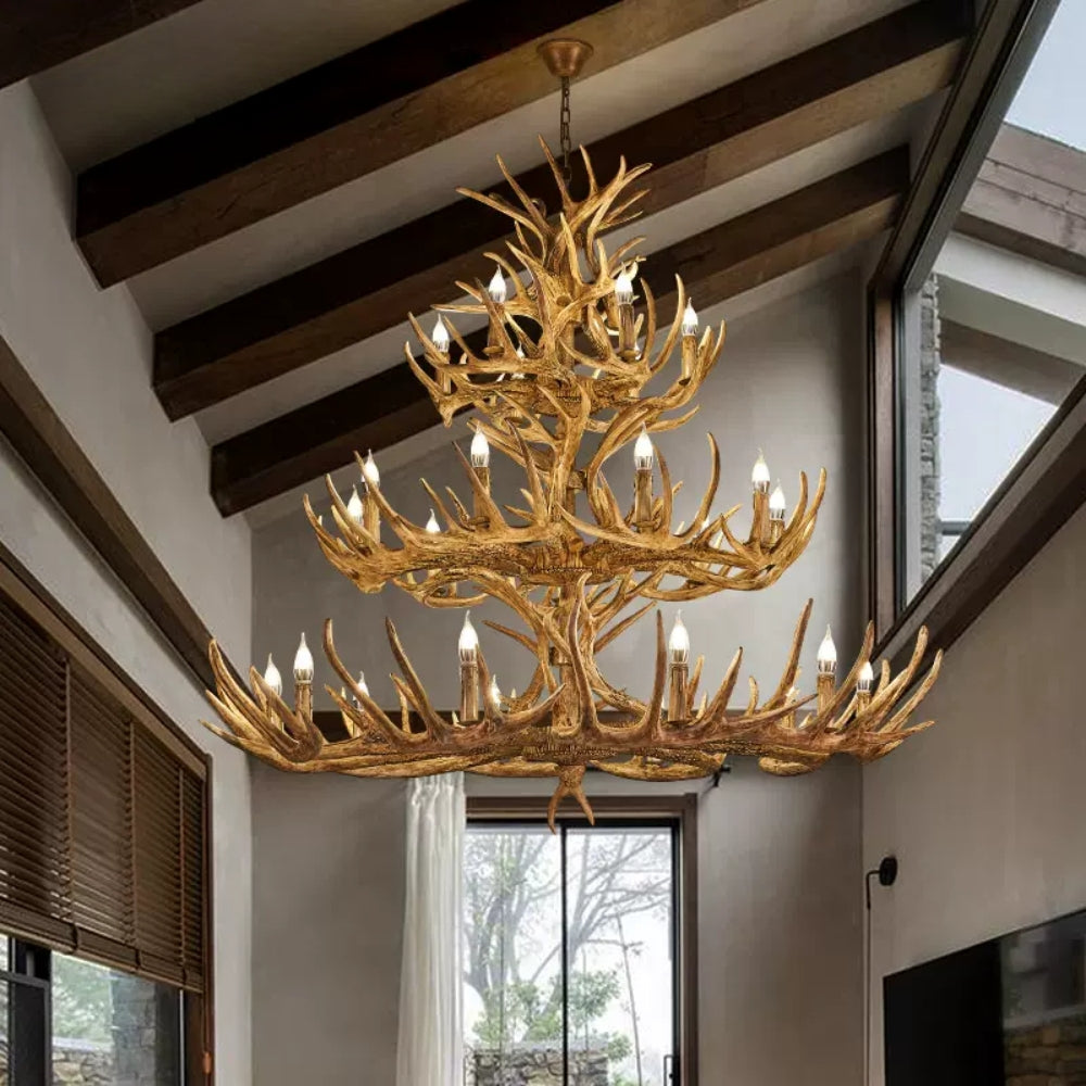 ANTLER Extra Large Chandelier Light