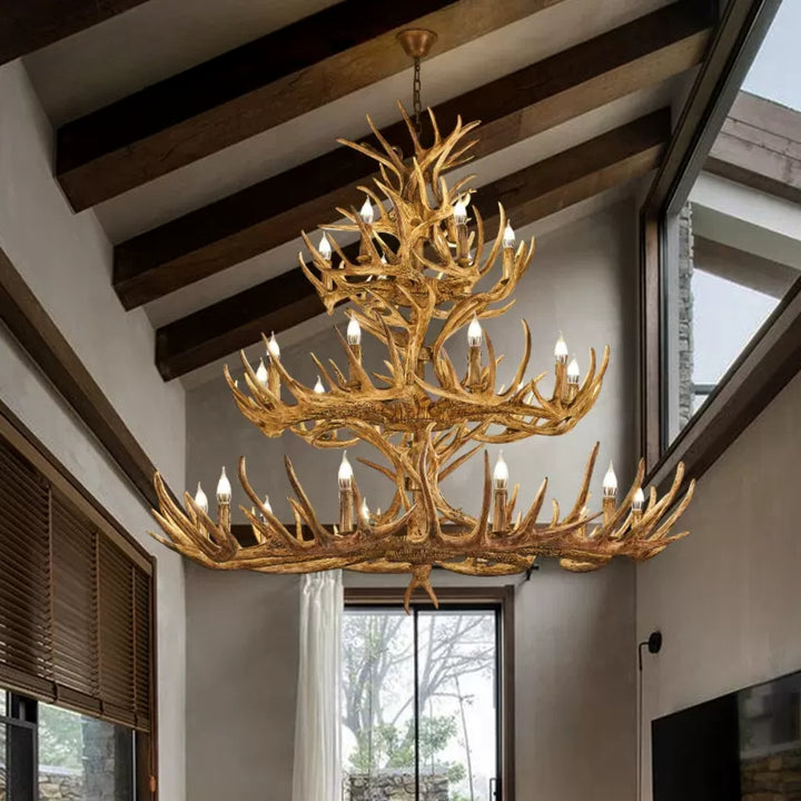 ANTLER Extra Large Chandelier Light