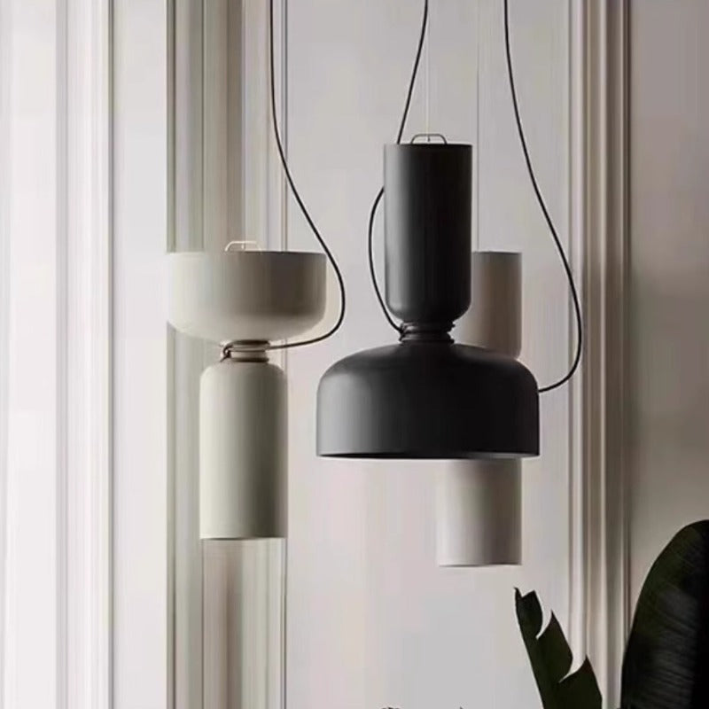 CET Black & White Pendant Light