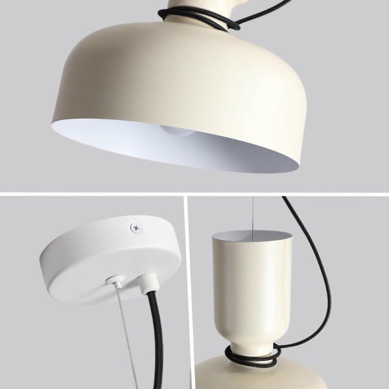 CET Black & White Pendant Light