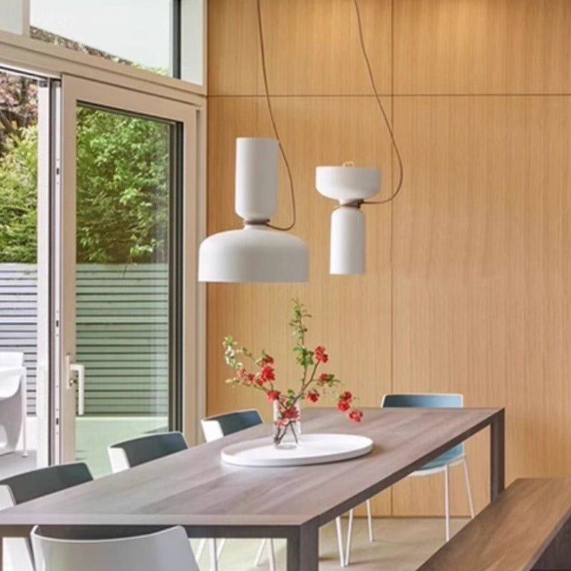 CET Black & White Pendant Light