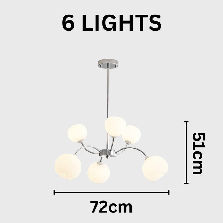AYAH Classic Globe Glass Chandelier