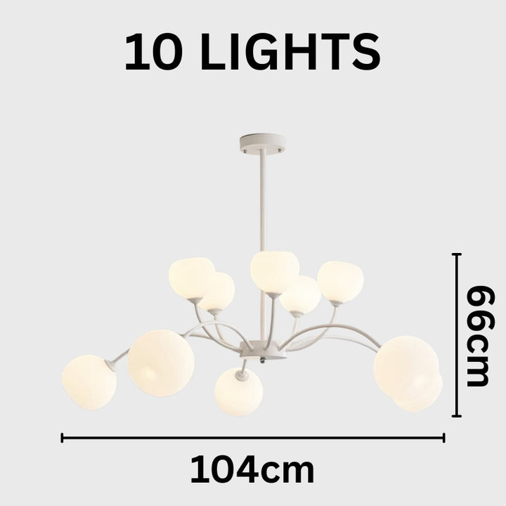 AYAH Classic Globe Glass Chandelier