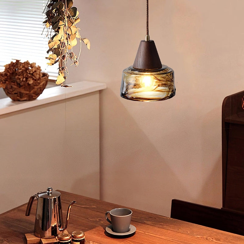AZHA Glass Vintage Classic Pendant Lamp
