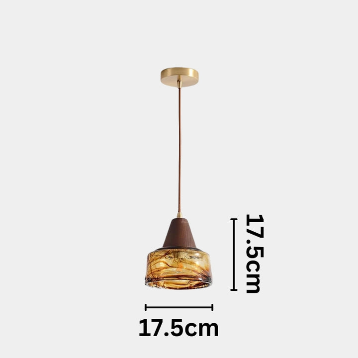AZHA Glass Vintage Classic Pendant Lamp
