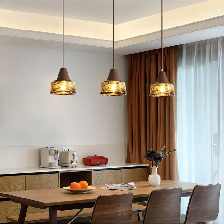 AZHA Glass Vintage Classic Pendant Lamp