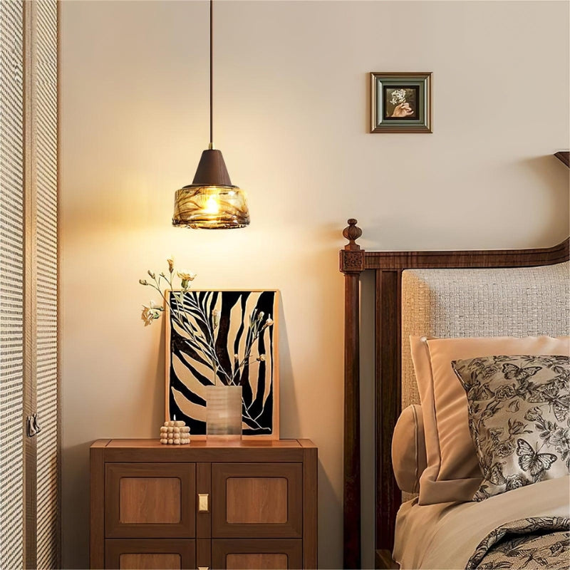 AZHA Glass Vintage Classic Pendant Lamp