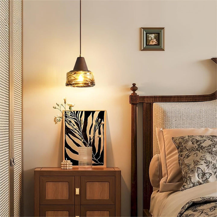 AZHA Glass Vintage Classic Pendant Lamp