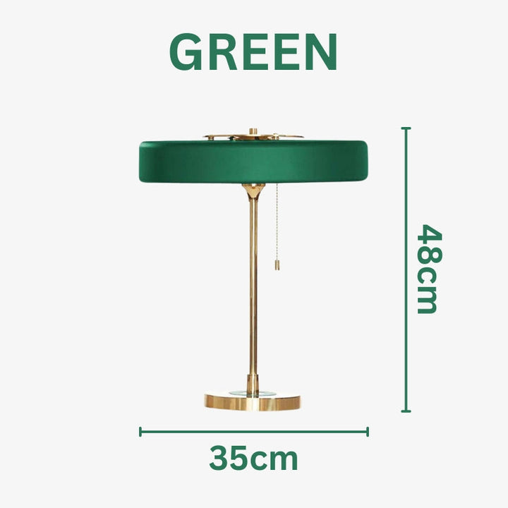 B-Green Table Lamp SIlver