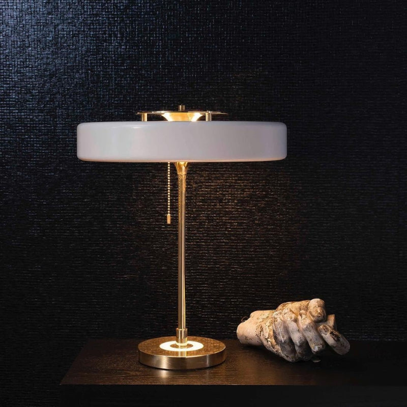 B-Green Table Lamp SIlver